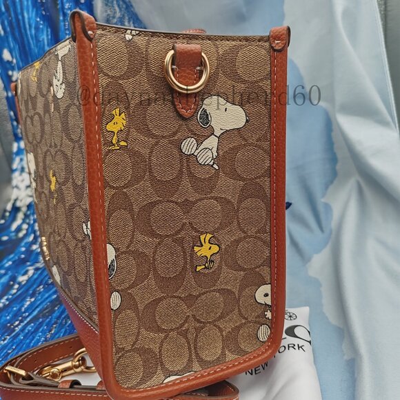 Coach Snoopy print tote bag - Picture 5 of 12